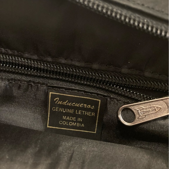 Vintage Puro Cuero authentic leather crossbody purse - Picture 11 of 14